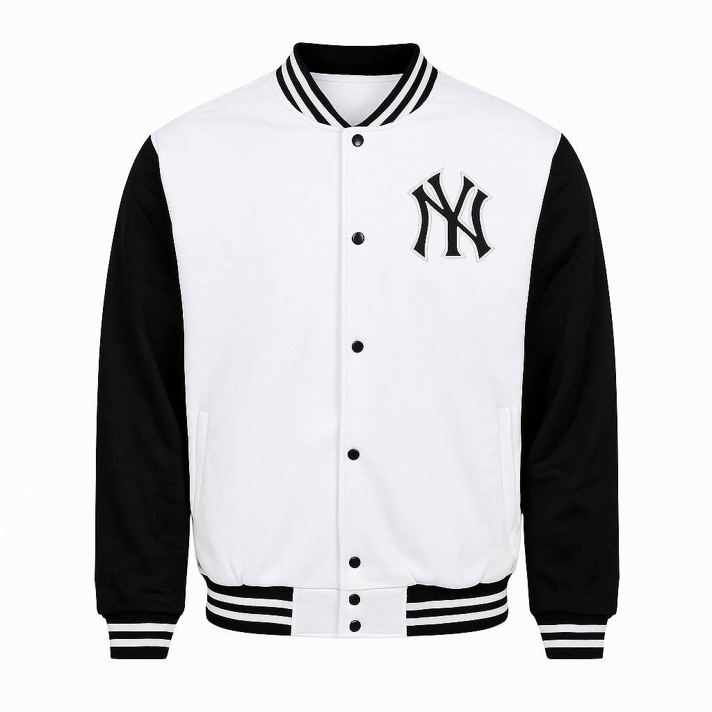 Beisbolera Blanca/Negra