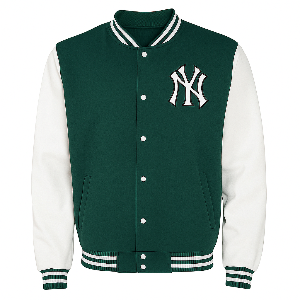 Beisbolera Verde/Blanco