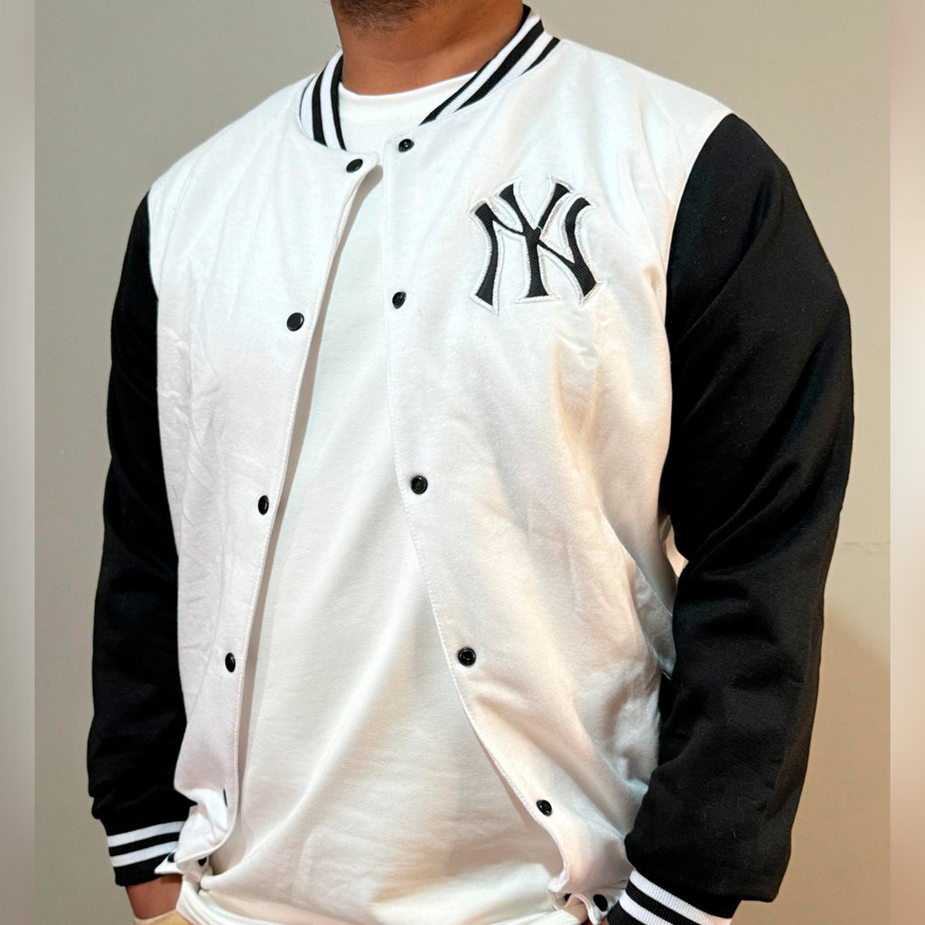 Beisbolera Blanca/Negra